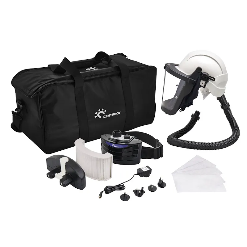 Centurion Conceptair Helmet & Flip Up Visor Kit P3 — Black/White